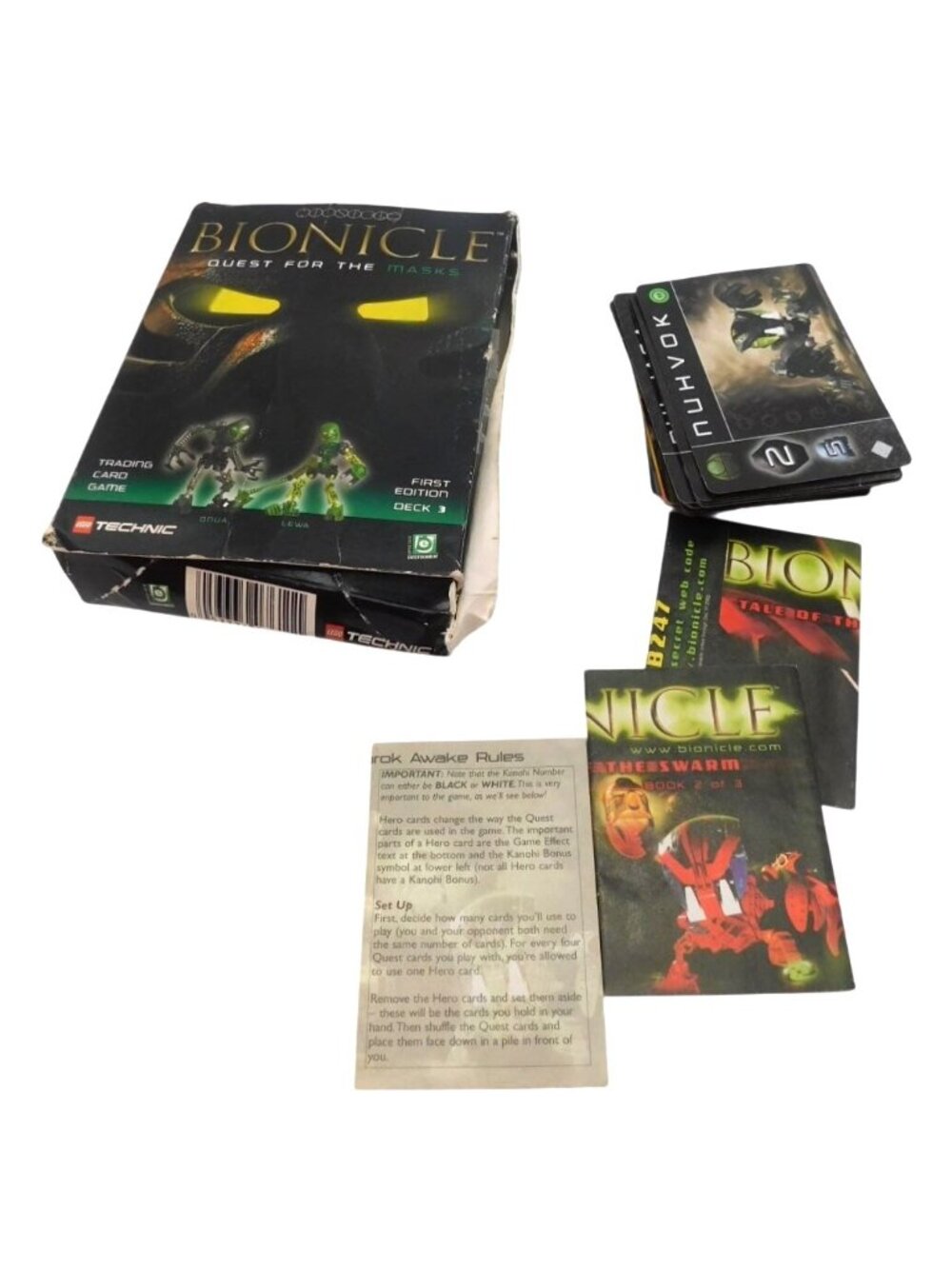 Lego Bionicle Quest for the Masks Trading Card Game First Edition Bohrok READ